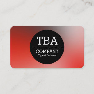 Black Circle v2 - Soft Gradient Business Card