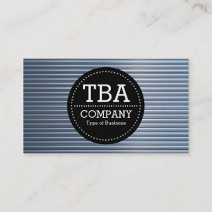 Black Circle v3 - Chrome Tubes Business Card