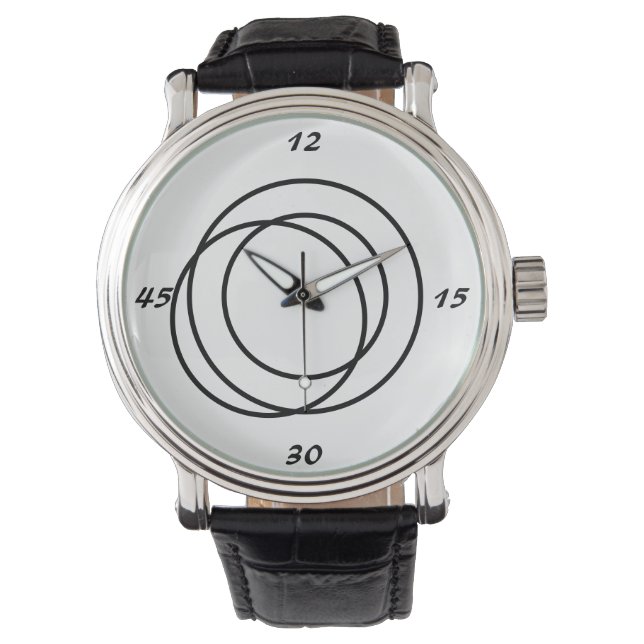Black circles watch (Front)