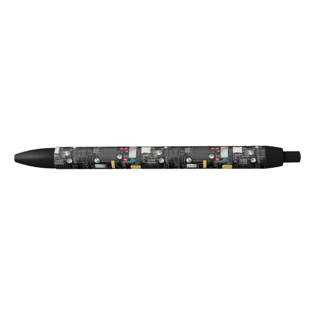 Black circuit board ink pen (Front)