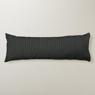 Black Circular Delight Body Pillow