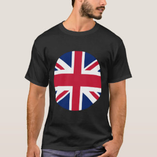 Black Circular Union Jack Men's T-shirt
