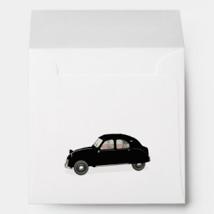Black Citroen 2CV Envelope