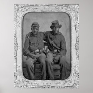 Black Civil War Soldiers, 1860s Poster