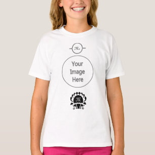 Black Clam Silhouette Monogram T-Shirt