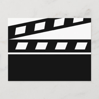 Black Clapperboard Postcard