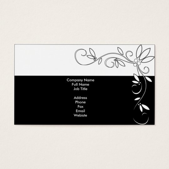 Black Classic Business Card