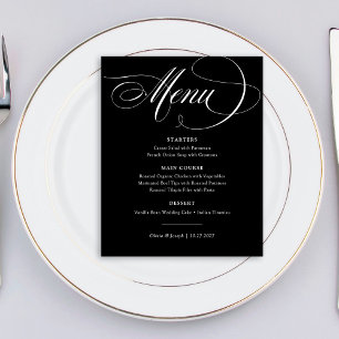 Black Classic Italian Elegance Wedding