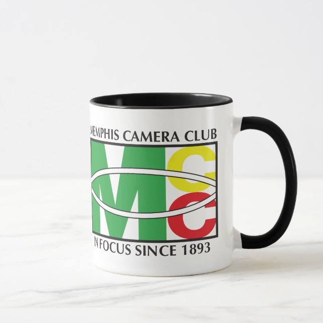 Black Classic Logo 11 oz Ringer Mug (Right)