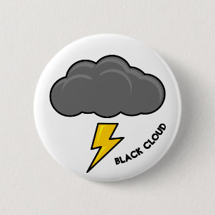 Black Cloud EMS 911 Humor 6 Cm Round Badge