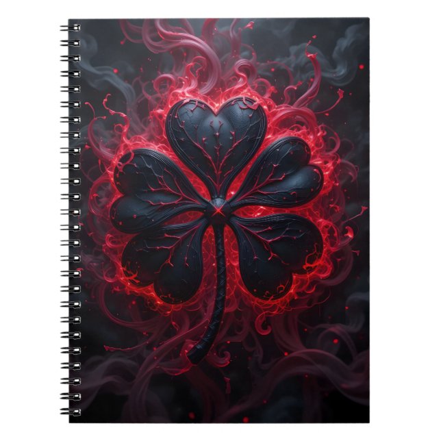 Black Clover 5 leaf Cover  Notebook (Front)
