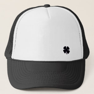 Black Clover black and white foam trucker hat