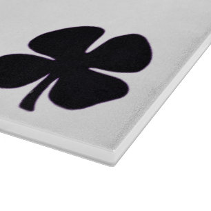 Black Clover glass cutting board