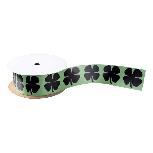 Black Clover green ribbon spool Satin Ribbon (Spool)