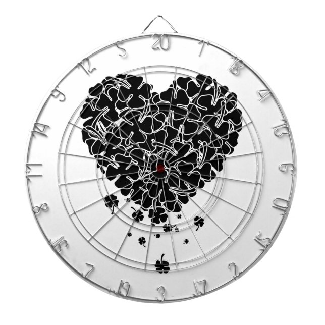 Black Clover Heart  Dartboard (Front)