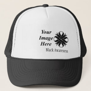 Black Clover Ribbon Template Kenneth Yoncich Trucker Hat