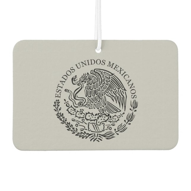 Black coat of arms car magnet car air freshener (Front)