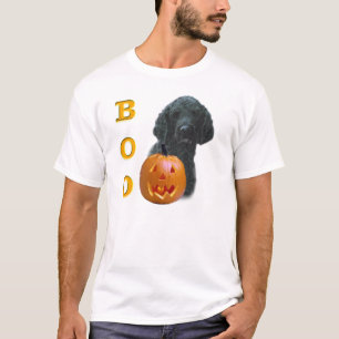 Black Coated Poodle Boo T-Shirt