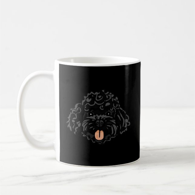 Black Cockapoo Coffee Mug (Left)