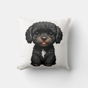 Black Cockapoo Cushion