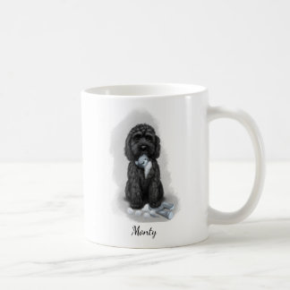 Black Cockapoo "The Teddy is Defeated" Coffee Mug