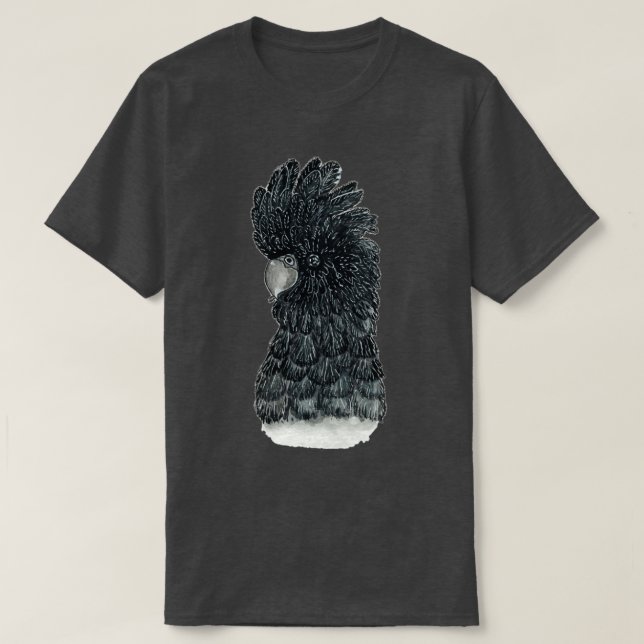 Black Cockatoo 1 T-Shirt (Design Front)