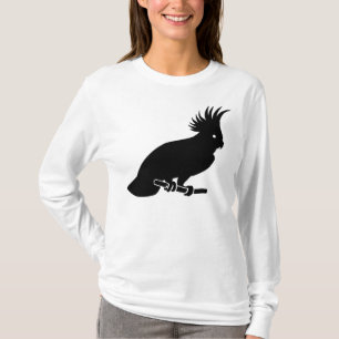 Black Cockatoo Silhouette T-Shirt