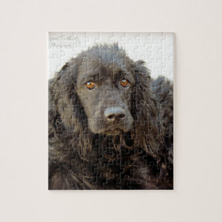Black Cocker Spaniel  "Harley" Jigsaw Puzzle