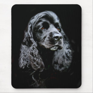 Black Cocker Spaniel Mouse Mat