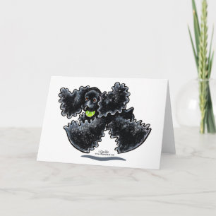 Black Cocker Spaniel Play Card