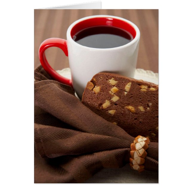 Black Coffee and Biscotti (Front)