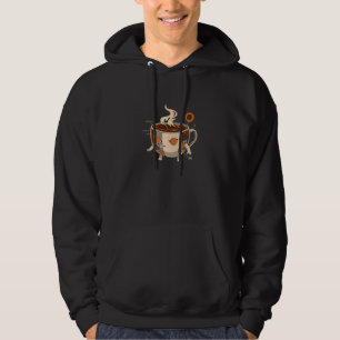 Black Coffee Kaiju Monster Japanese Kaiju Anatomy  Hoodie