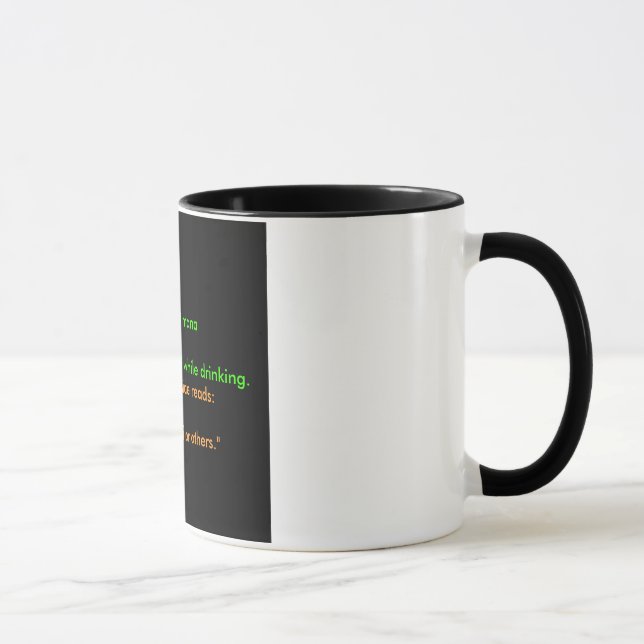 Black Coffee Mug (Right)