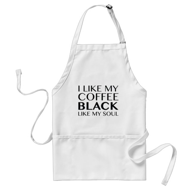 Black Coffee Standard Apron (Front)