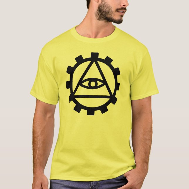 Black Cog T-Shirt (Front)