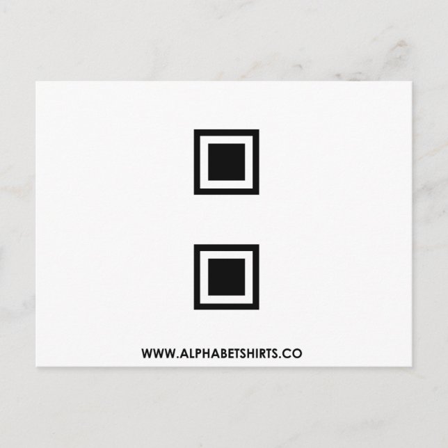 Black Colon Postcard (Front)