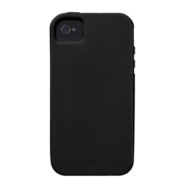 Black Colour Case-Mate iPhone Case (Back)