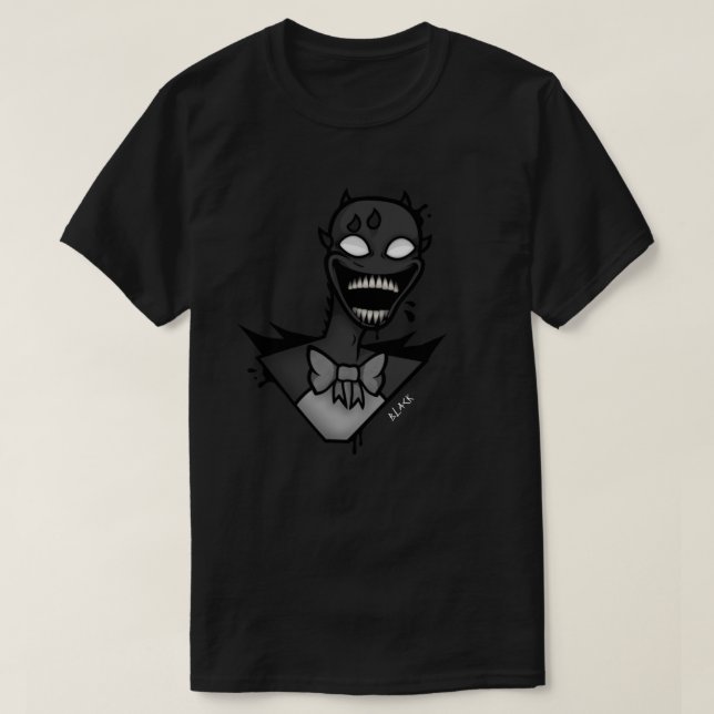 Black coloured shirt (Design Front)