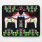 Black/colourful Folk Dala horse/Folk Andalusian