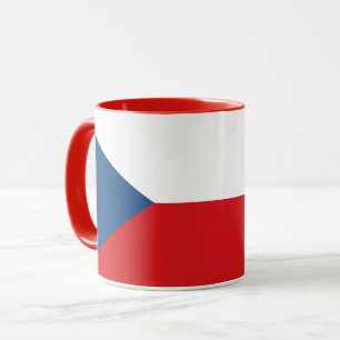 Black Combo Mug with flag of Czechia