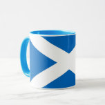 Black Combo Mug with flag of Scotland, UK<br><div class="desc">Elevate your tea or coffee time with our combo mug featuring the flag of Scotland! This versatile mug proudly displays Scotland's distinctive flag design, known as the Saltire or Saint Andrew's Cross, which consists of a white saltire (diagonal cross) on a blue field. Perfect for enjoying your favourite hot beverages...</div>