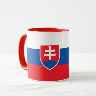 Black Combo Mug with flag of Slovakia
