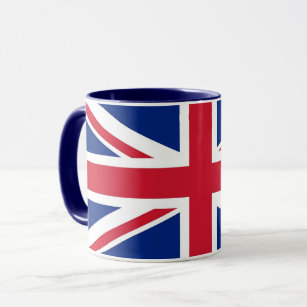 Black Combo Mug with flag of United Kingdom