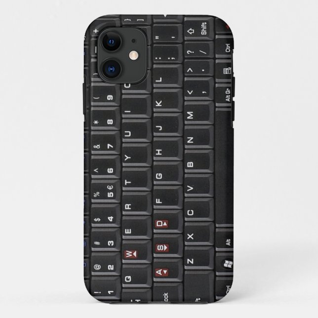 Black Computer Keyboard Case Cover (Back)