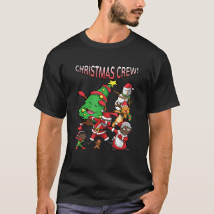 Black Cool Santa Claus African American Christmas T-Shirt