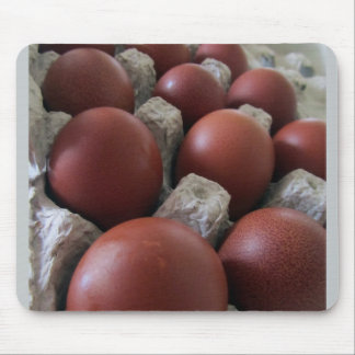 Black Copper Marans Egg Mousepad