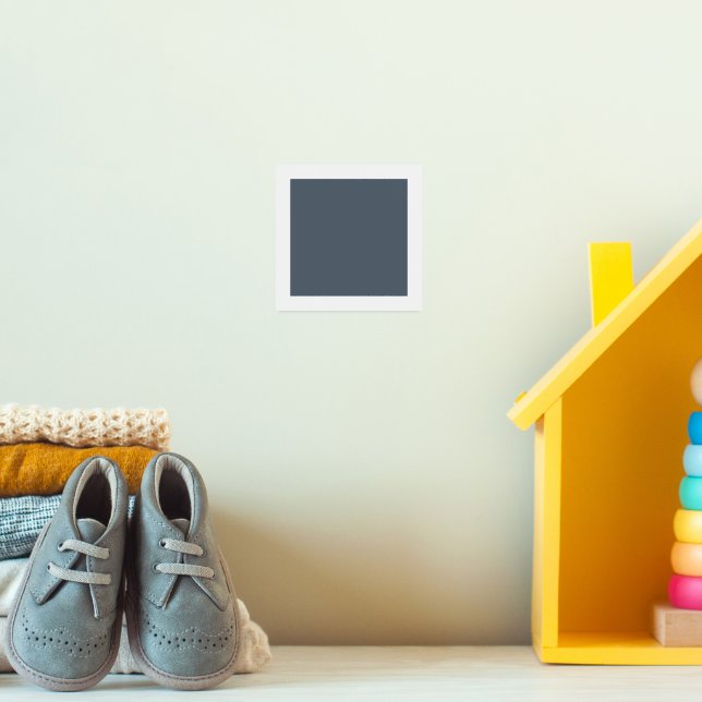 Black coral (solid colour)  foil prints (In Situ (Nursery 3))