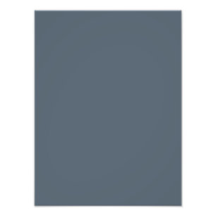 Black coral (solid colour)  photo print