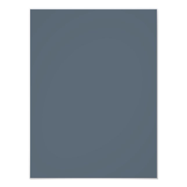 Black coral (solid colour)  photo print (Front)