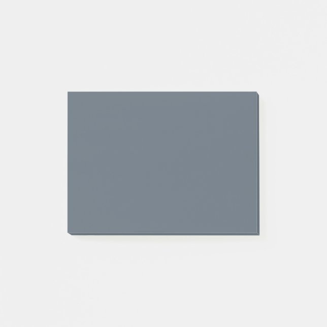 Black Coral Solid Colour Post-it Notes (Front)